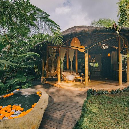 Hideout Eco Bamboo House Bali Villa Selat Eksteriør bilde