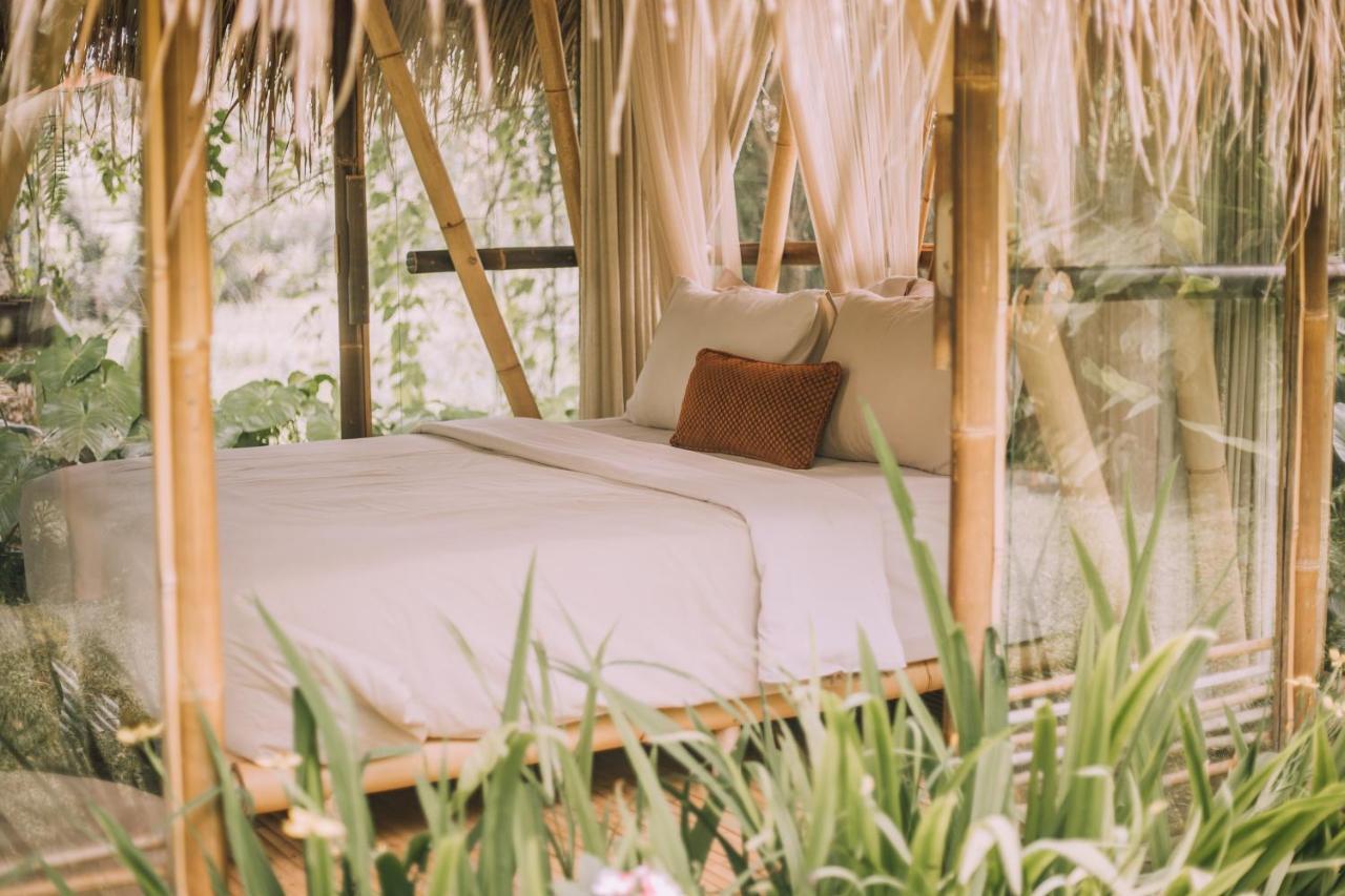 Hideout Eco Bamboo House Bali Villa Selat Eksteriør bilde