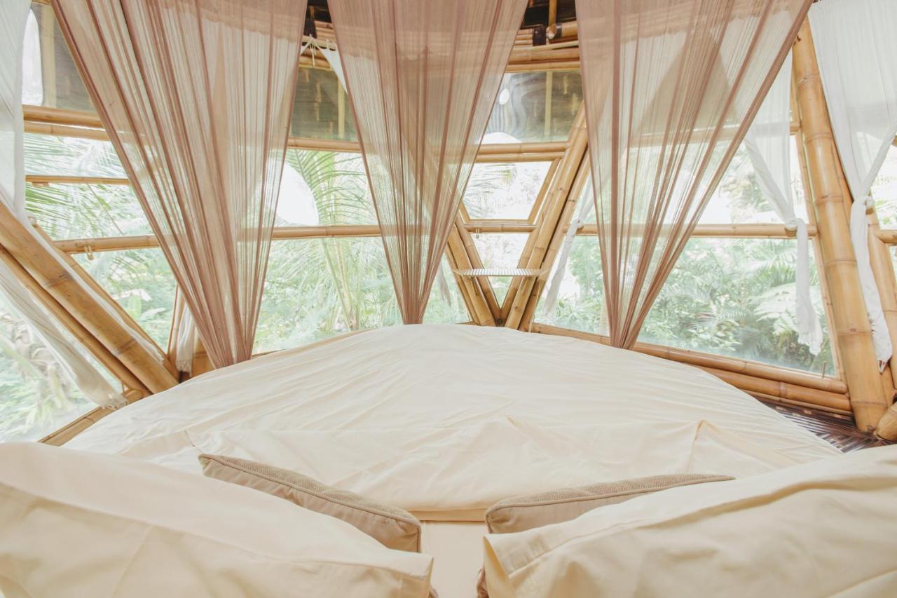 Hideout Eco Bamboo House Bali Villa Selat Eksteriør bilde