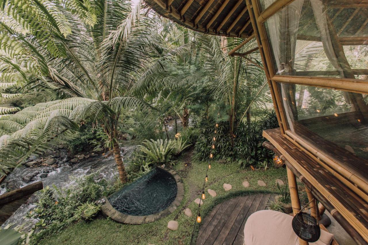 Hideout Eco Bamboo House Bali Villa Selat Eksteriør bilde