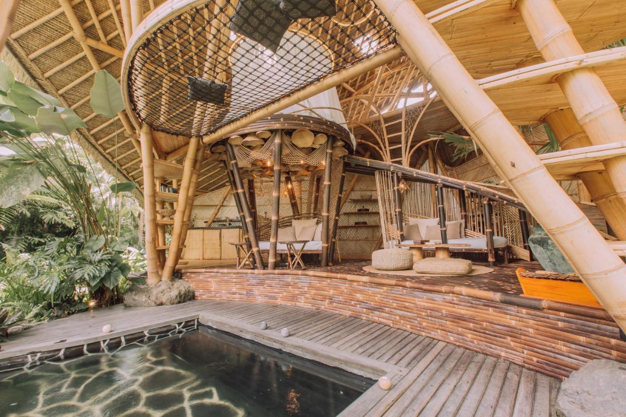 Hideout Eco Bamboo House Bali Villa Selat Eksteriør bilde