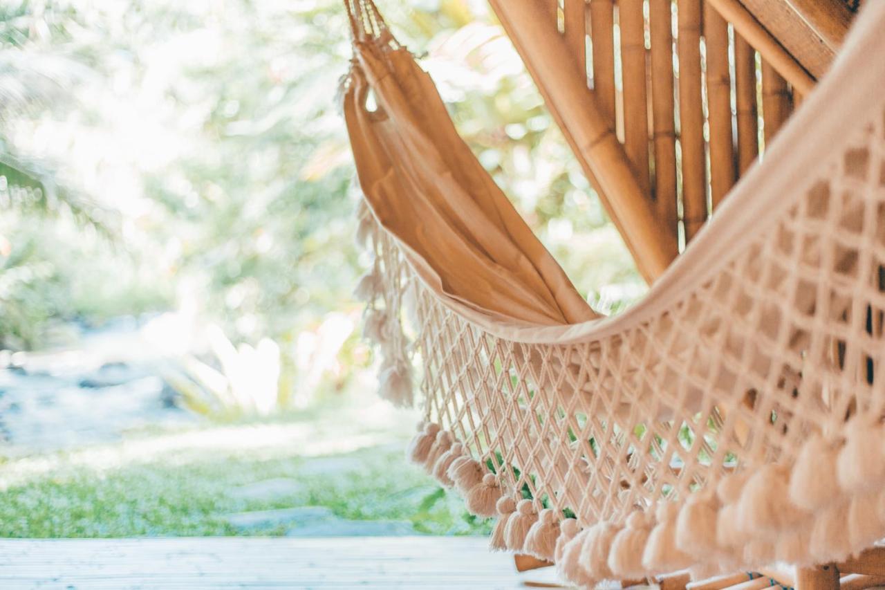 Hideout Eco Bamboo House Bali Villa Selat Eksteriør bilde